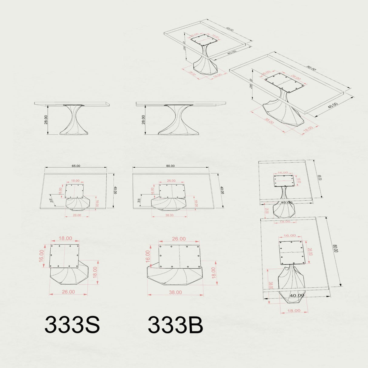Table Base 333 Lithe 28H for Furniture Dining Tabletop dining table base table base only modern dining table base dinning table base dining table base design dining table base for sale kitchen table base only rectangular table base rectangle table base decorative metal table base rectangle dining table base