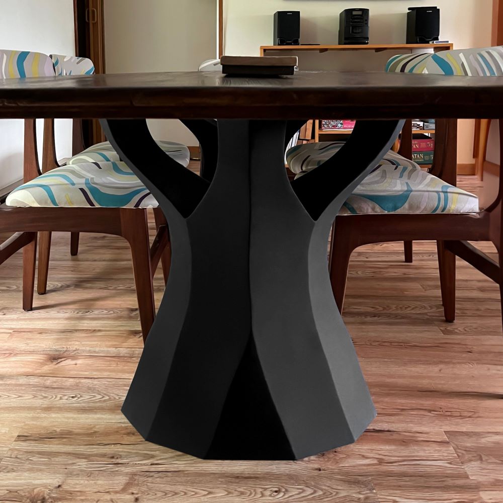 Metal Table Legs - 413 Ramo - 22W, 28H inch - Set of 1 pcs metal table legs round dining dining table furniture woodwork made in the usa gold table legs modern desk Steel farmhouse base granite table base glass industrial & rustic style heavy duty