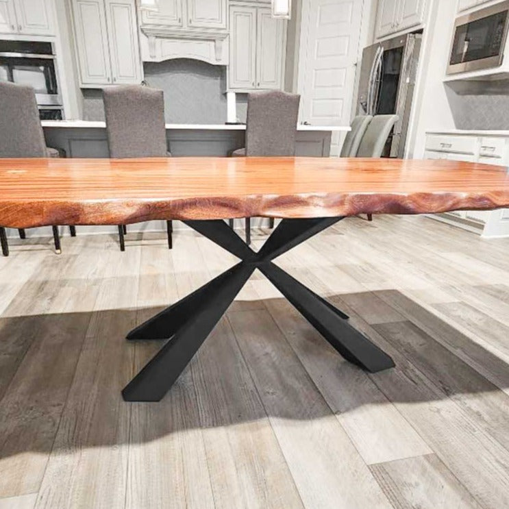 Metal Table Base - 313 Summa - 43, 20, 28H inch dining table base coffee Pedestal base base for table top tulip table base steel side table granite iron trestle table base home and living industrial and rustic style heavy duty