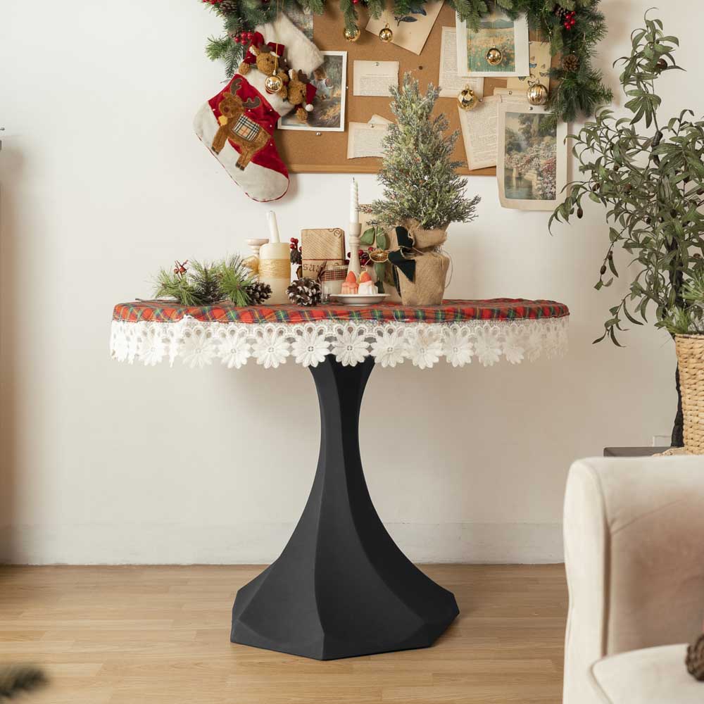 Metal Table Base - 311 Uzar - 21, 21, 28H inch table legs table base furniture legs mid century modern base for table top pedestal table base Round dining and kitchen side table Round Dining Base living room glass table base home and living industrial and rustic style heavy duty