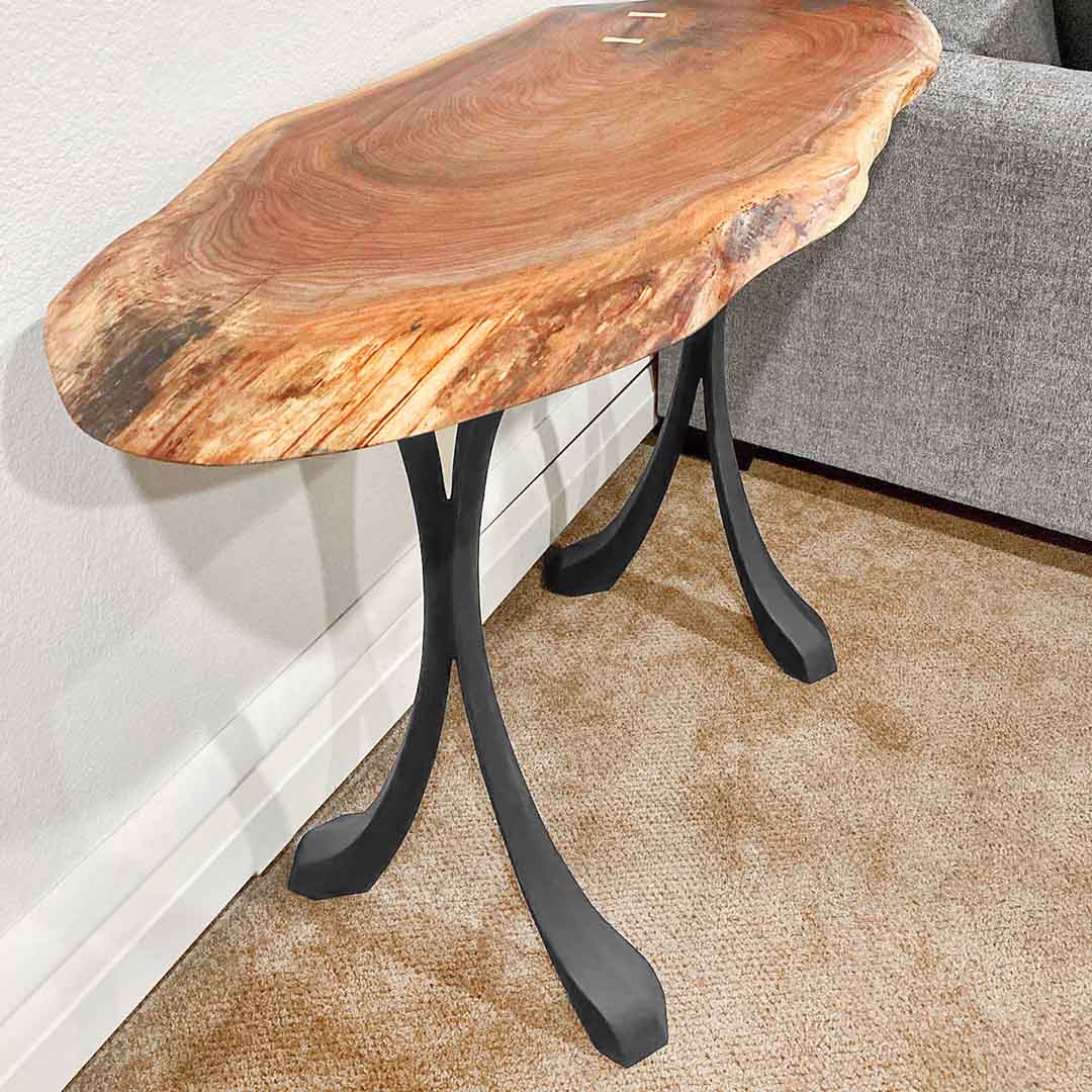 Metal Console Table Legs - 209 Xeni - 15W, 28H inch - Set of 2 pcs metal table legs dining table side table legs counter table console table sofa table legs iron table legs live edge table legs modern desk entryway table flowyline design round counter height table bar table