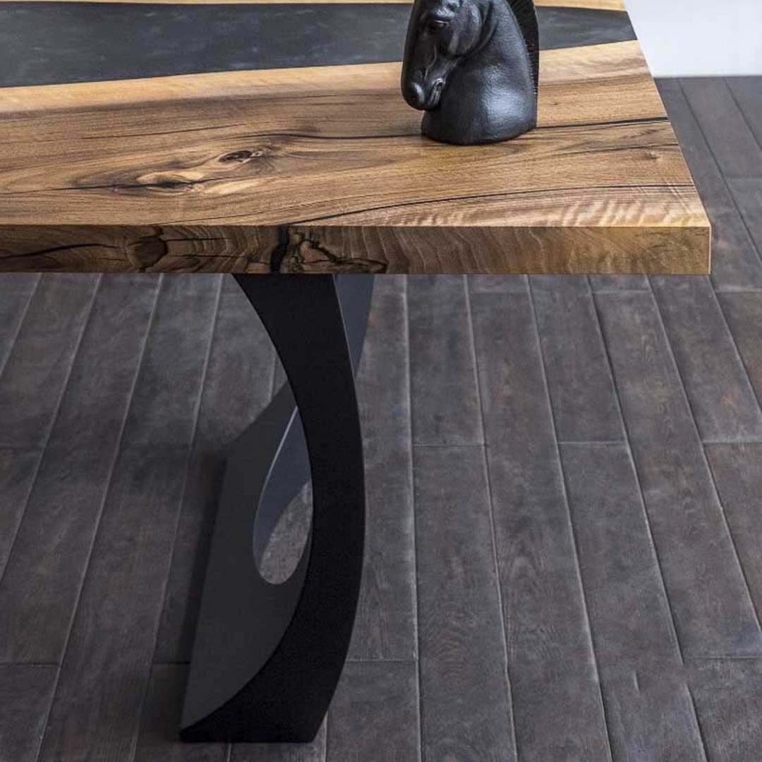 handmade live edge bench with metal bench legs – heavy duty outdoor and indoor seating solution