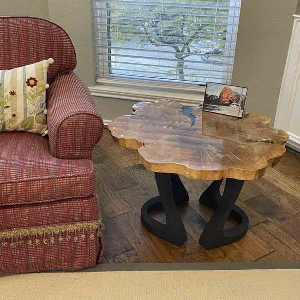 Bench Legs 117 Uzar 16H for Woodworking, Live Edge Tabletop Flowyline Design Coffee Table Base for DIY furniture dining home decor epoxy woodworkbench steel table legs farmhouse outdoor bench metal coffee table round stool legs modern desk small bench charcuterie narrow wood bench modern metal legs for bench