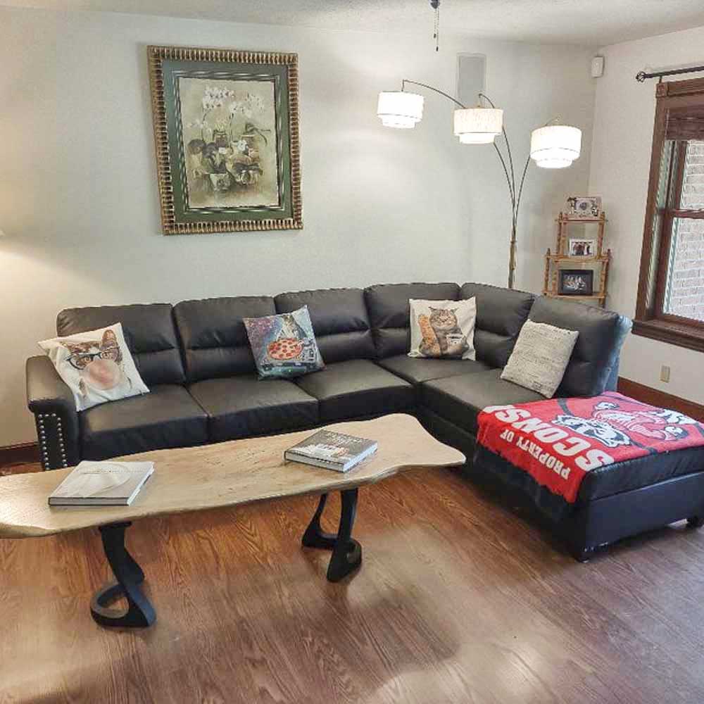 Bench Legs 117 Uzar 16H for Woodworking, Live Edge Tabletop Flowyline Design Coffee Table Base for DIY furniture dining home decor epoxy woodworkbench steel table legs farmhouse outdoor bench metal coffee table round stool legs modern desk small bench charcuterie narrow wood bench modern metal legs for bench