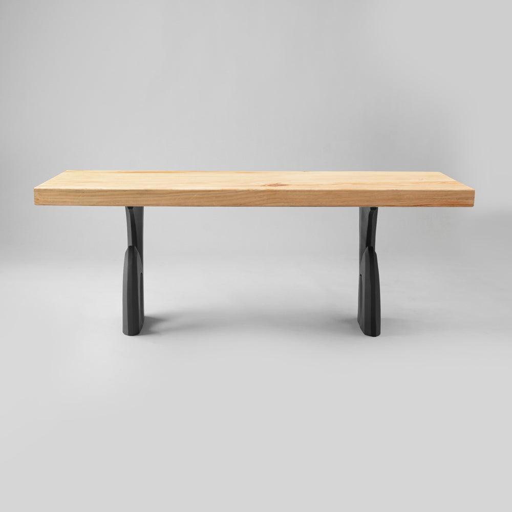 Bench Legs 124 Luma - 16H inch - Set of 2 pcs of Flowyline Design Coffee Table Base for DIY furniture dining home decor epoxy woodwork furniture legs steel modern metal coffee table side table bench legs furniture feet walnut legs tapered upholstered bench bench legs metal bench legs bench legs metal work bench legs table bench legs modern bench legs bench table legs