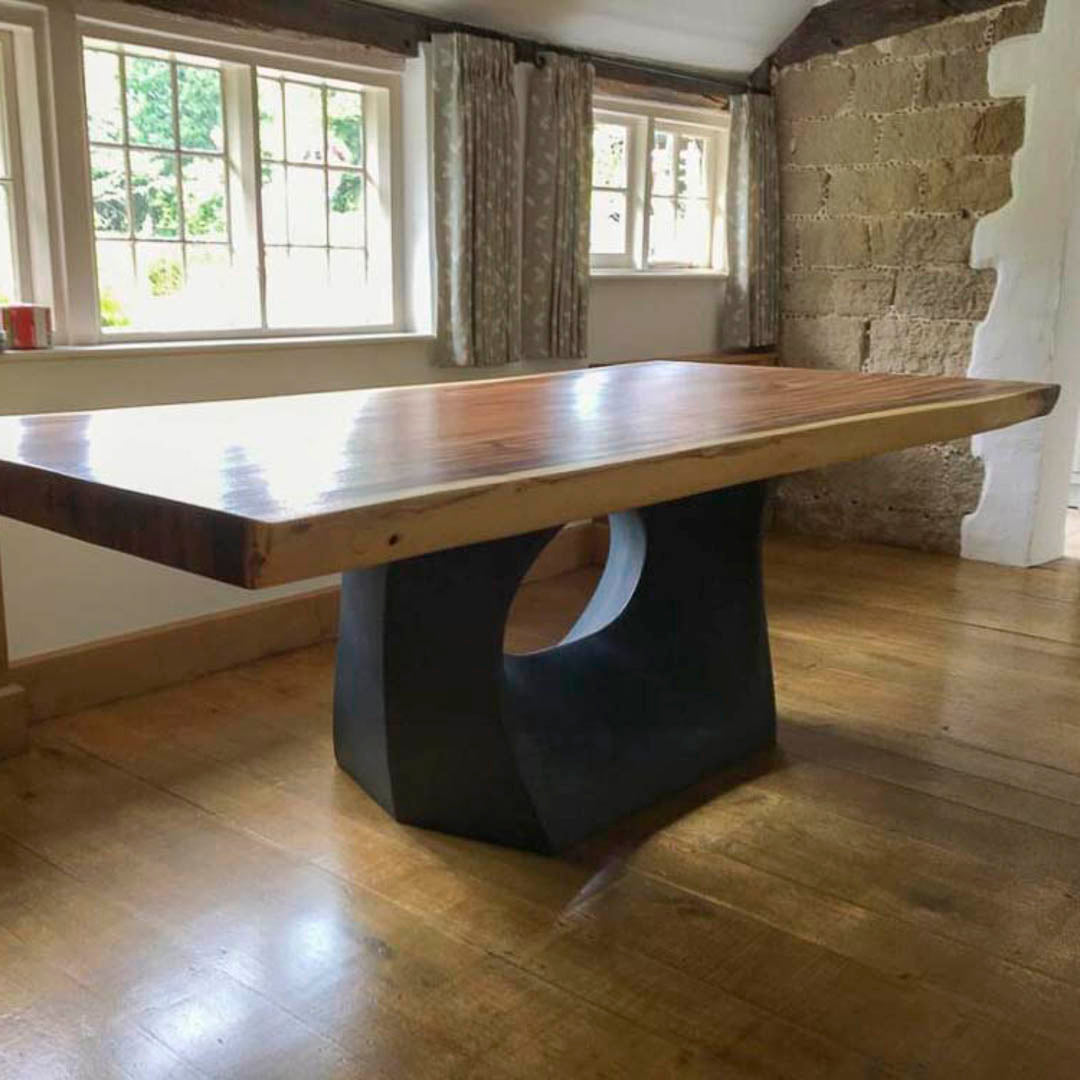 Metal Table Base - 308 Odila - 39, 23, 28H inch table legs table base wood desk trestle table Pedestal table Base round dining table steel table base granite iron trestle glass table base home and living industrial and rustic style heavy duty