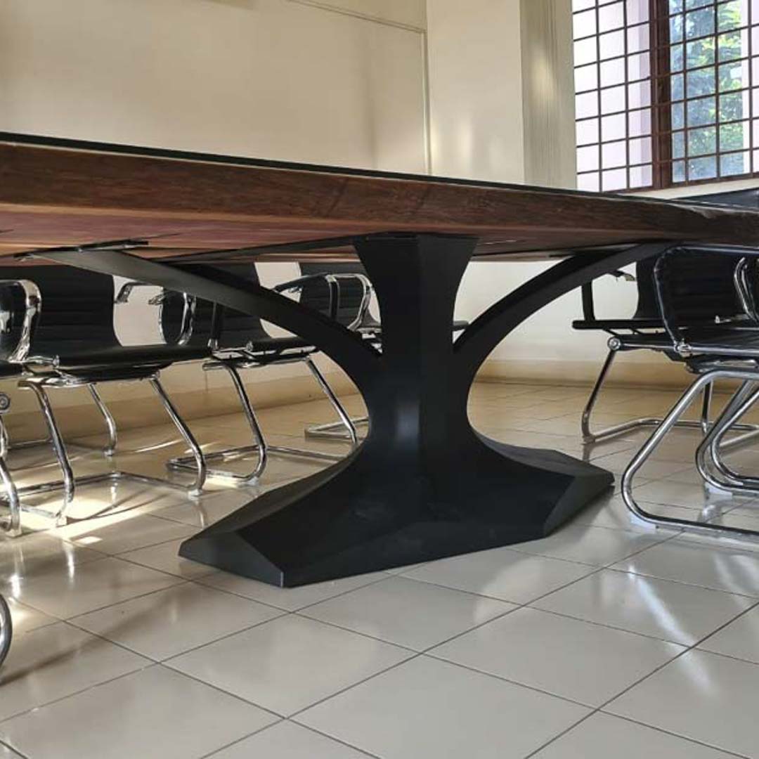 Metal Table Base - 304 Dentro - 31, 22, 28H inch table base table legs tulip table base for table top pedestal base furniture legs steel table base handmade furniture oval dining table Glass Table Base trestle table base home and living industrial and rustic style heavy duty