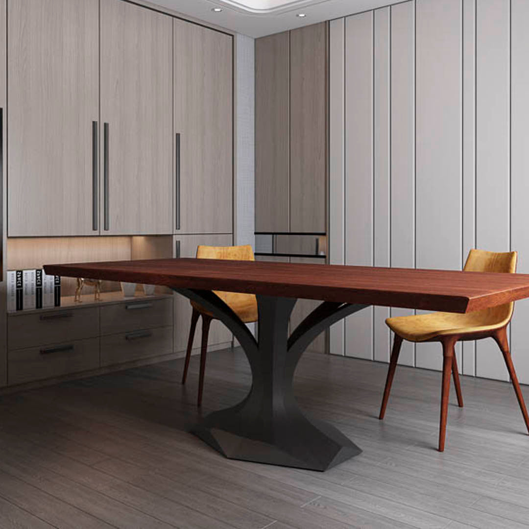 Metal Table Base - 304 Dentro - 31, 22, 28H inch table base table legs tulip table base for table top pedestal base furniture legs steel table base handmade furniture oval dining table Glass Table Base trestle table base home and living industrial and rustic style heavy duty