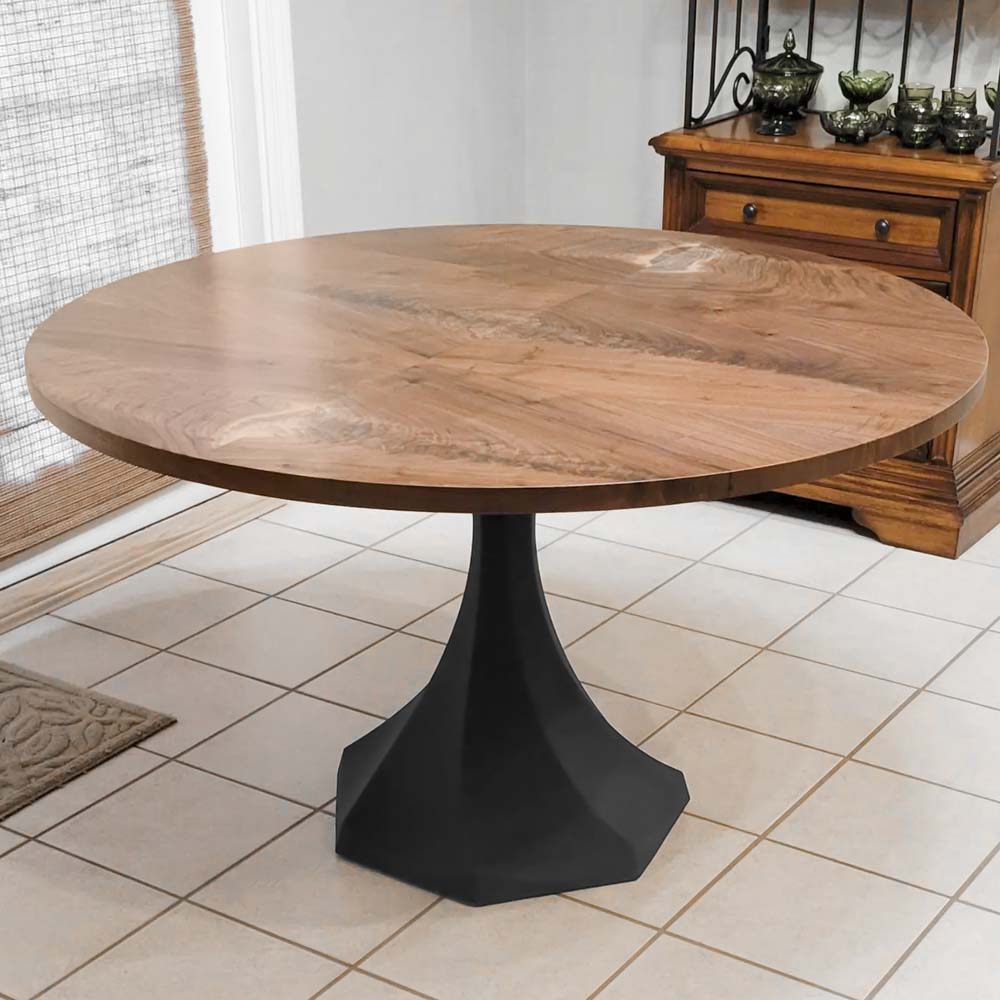 Metal Table Base - 311 Uzar - 21, 21, 28H inch table legs table base furniture legs mid century modern base for table top pedestal table base Round dining and kitchen side table Round Dining Base living room glass table base home and living industrial and rustic style heavy duty