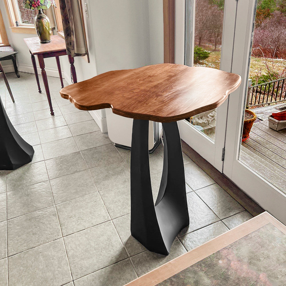 Metal Counter Table Base - 610 Tulipe - 36H inch - DIY metal table furniture legs console side table legs desk legs counter table metal table base side table steel dining table handmade furniture flowyline design bar table round counter height table