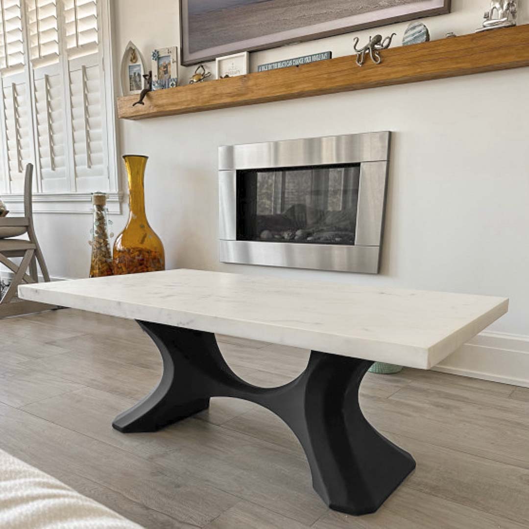 Coffee Table Legs 208 Haru 16H Modern Handmade Furniture live edge coffee table legs slab coffee table legs coffee table legs for live edge wood slab coffee table legs metal legs for live edge coffee table legs for live edge coffee table live edge coffee table metal legs live edge coffee table with hairpin legs