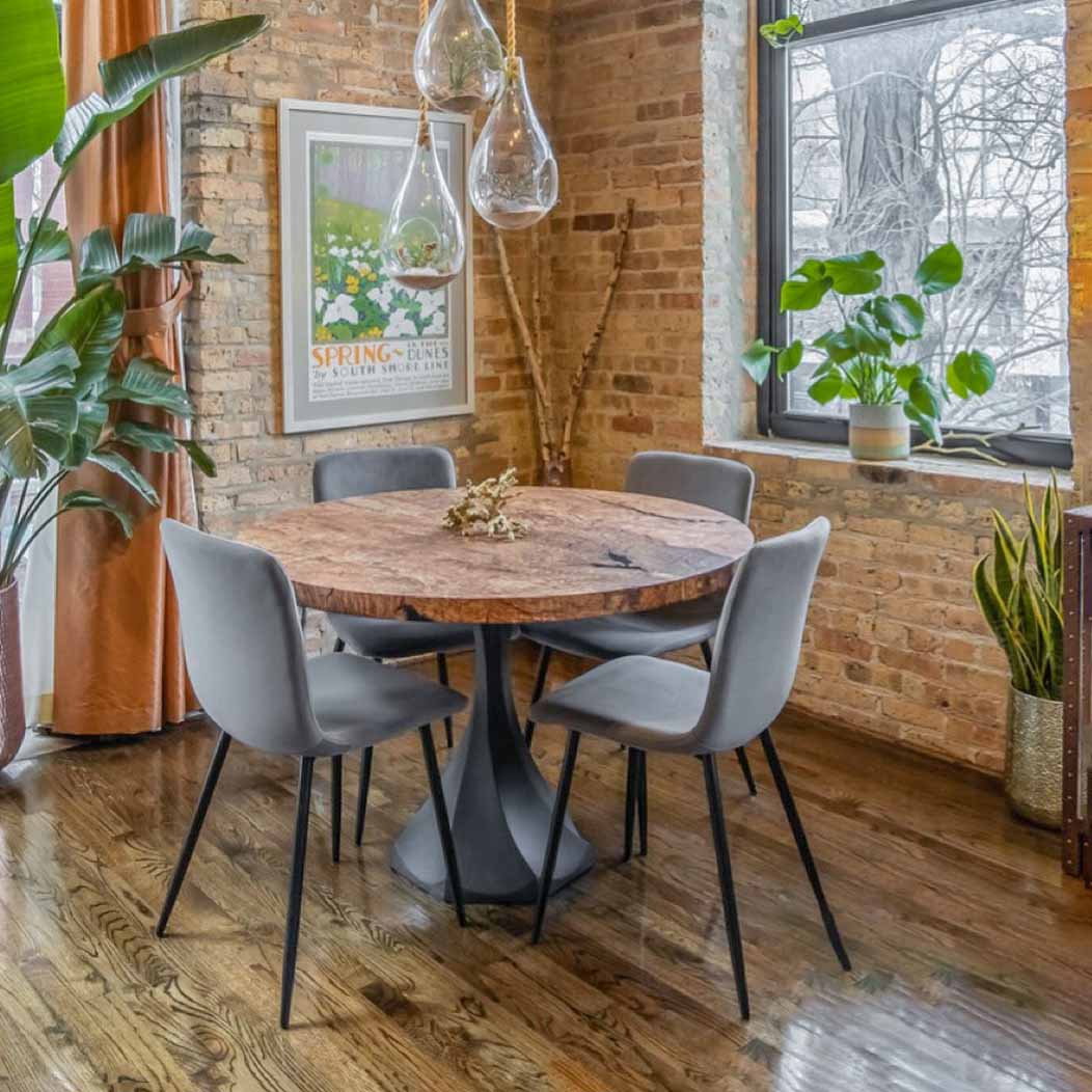 Metal Table Base - 311 Uzar - 21, 21, 28H inch table legs table base furniture legs mid century modern base for table top pedestal table base Round dining and kitchen side table Round Dining Base living room glass table base home and living industrial and rustic style heavy duty