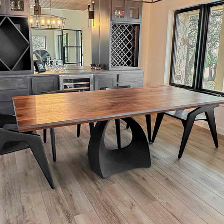 Metal Table Base - 307 Tulipe - 28H inch dining table base metal table base table legs mid century modern Mid Century round dining table furniture legs desk oval pedestal table Kitchen and Dining Pedestal Table Base home and living industrial and rustic style heavy duty