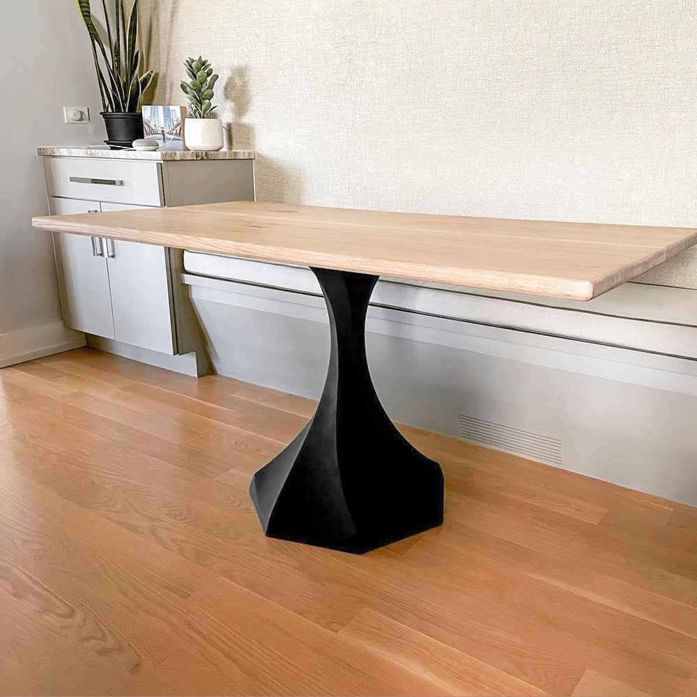 Metal Table Base - 311 Uzar - 21, 21, 28H inch table legs table base furniture legs mid century modern base for table top pedestal table base Round dining and kitchen side table Round Dining Base living room glass table base home and living industrial and rustic style heavy duty