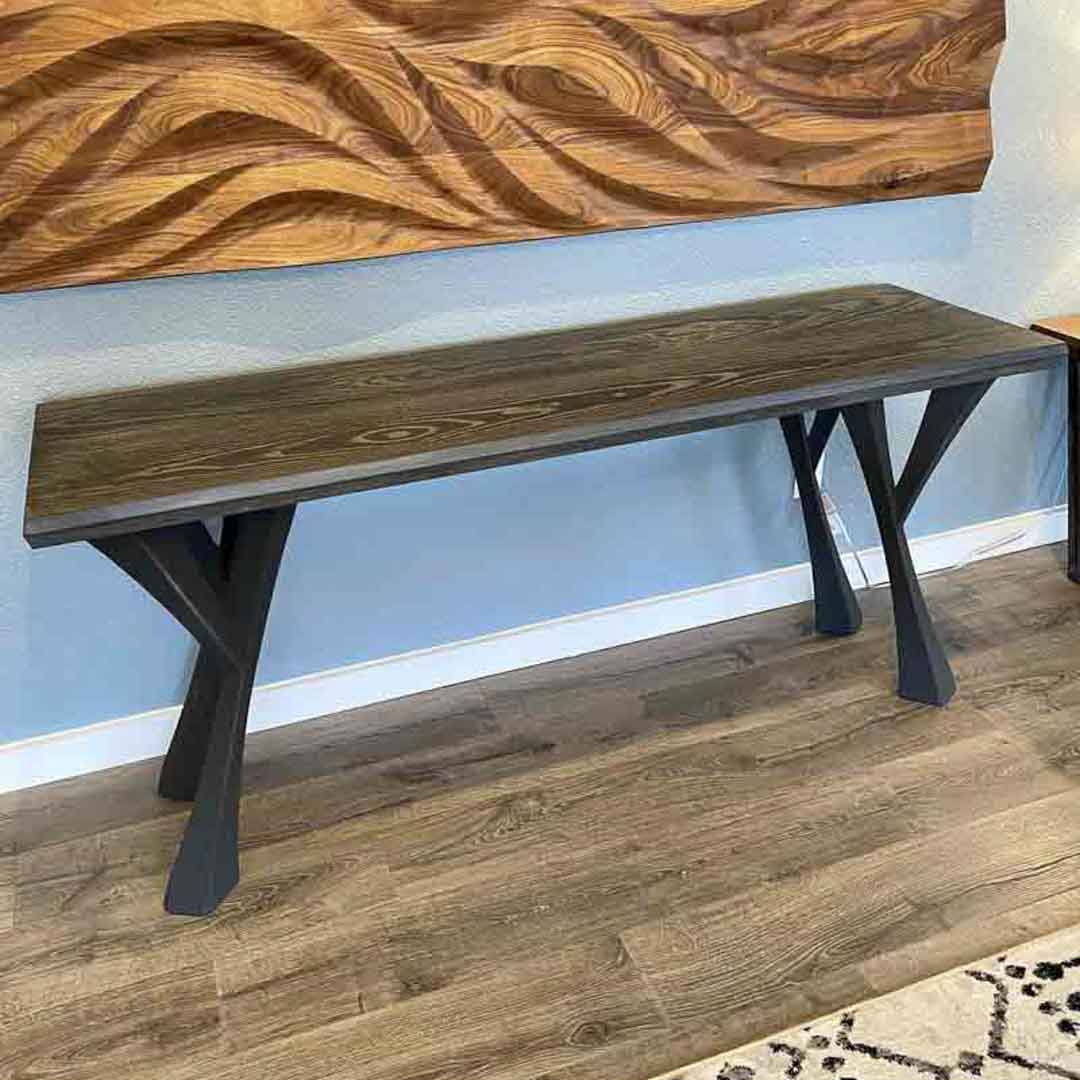 Metal Table Legs - 507 Yami - 4W, 28H inch - Set of 4 pcs metal table legs desk legs dining table steel table base woodworking furniture legs handmade furniture industrial live edge office desk flowyline design industrial & rustic style heavy duty flowyline design