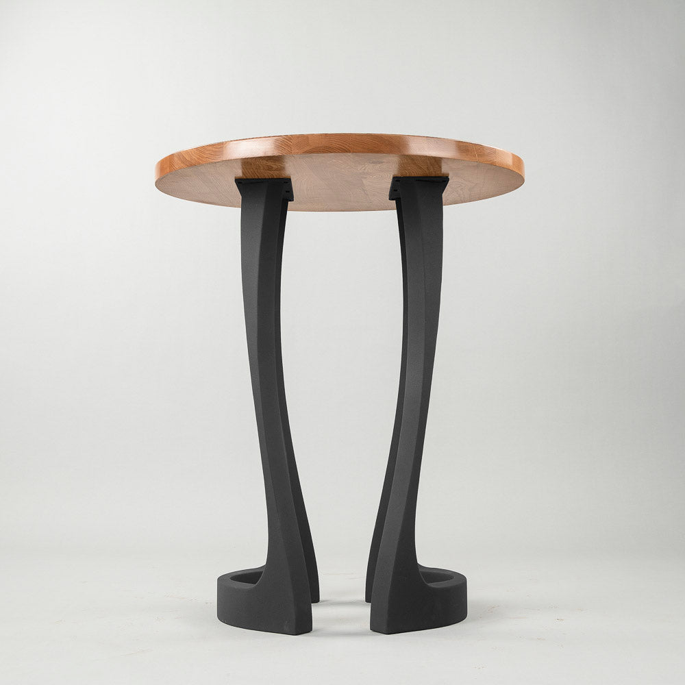 Metal legs for counter table 34 inch height featuring minimalist industrial handcrafted construction for live edge tabletops