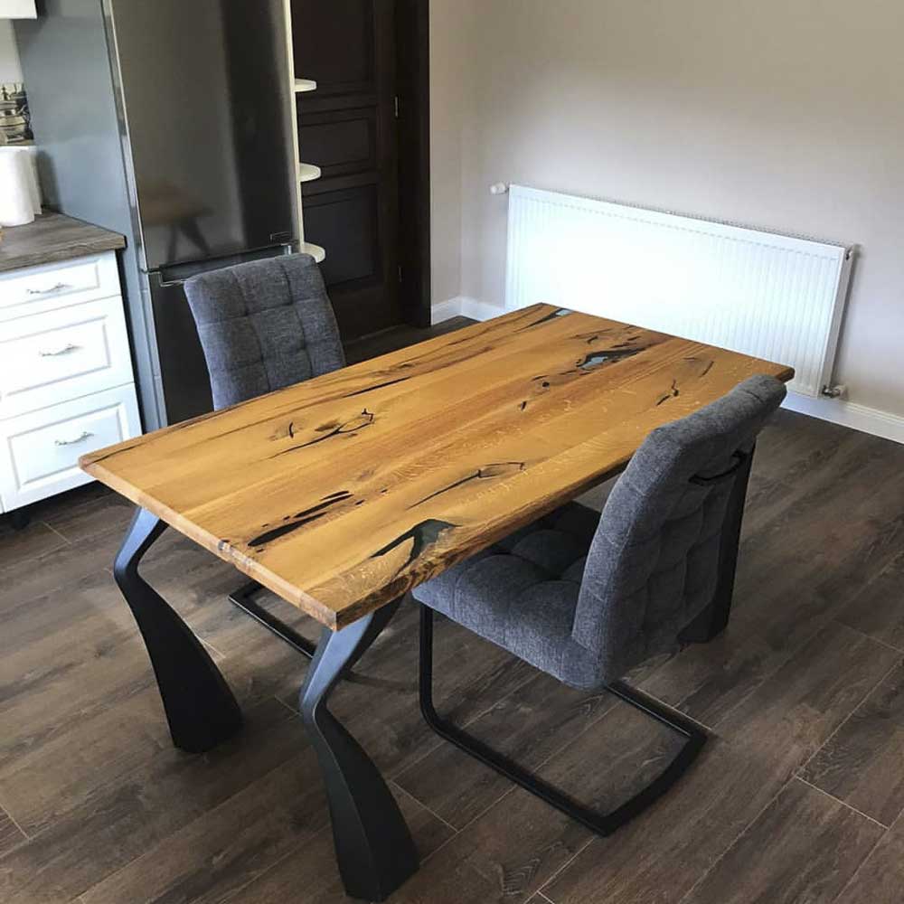 Metal Table Legs - 503 Seung - 3W, 28H inch - Set of 4 pcs metal table legs furniture round dining table outdoor furniture woodwork handmade furniture live edge table legs wood table legs industrial & rustic style heavy duty