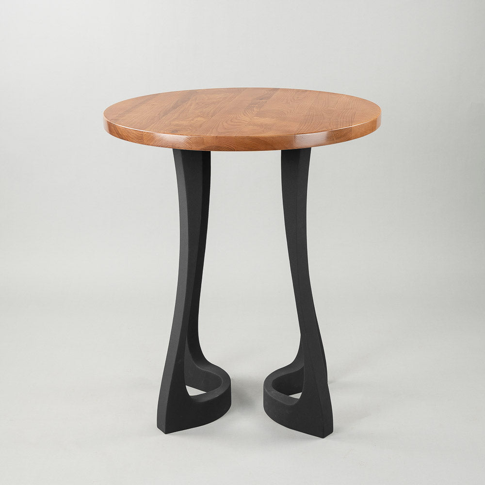 Counter metal table legs 34" H with pre-drilled mounting plate for easy screw-in installation