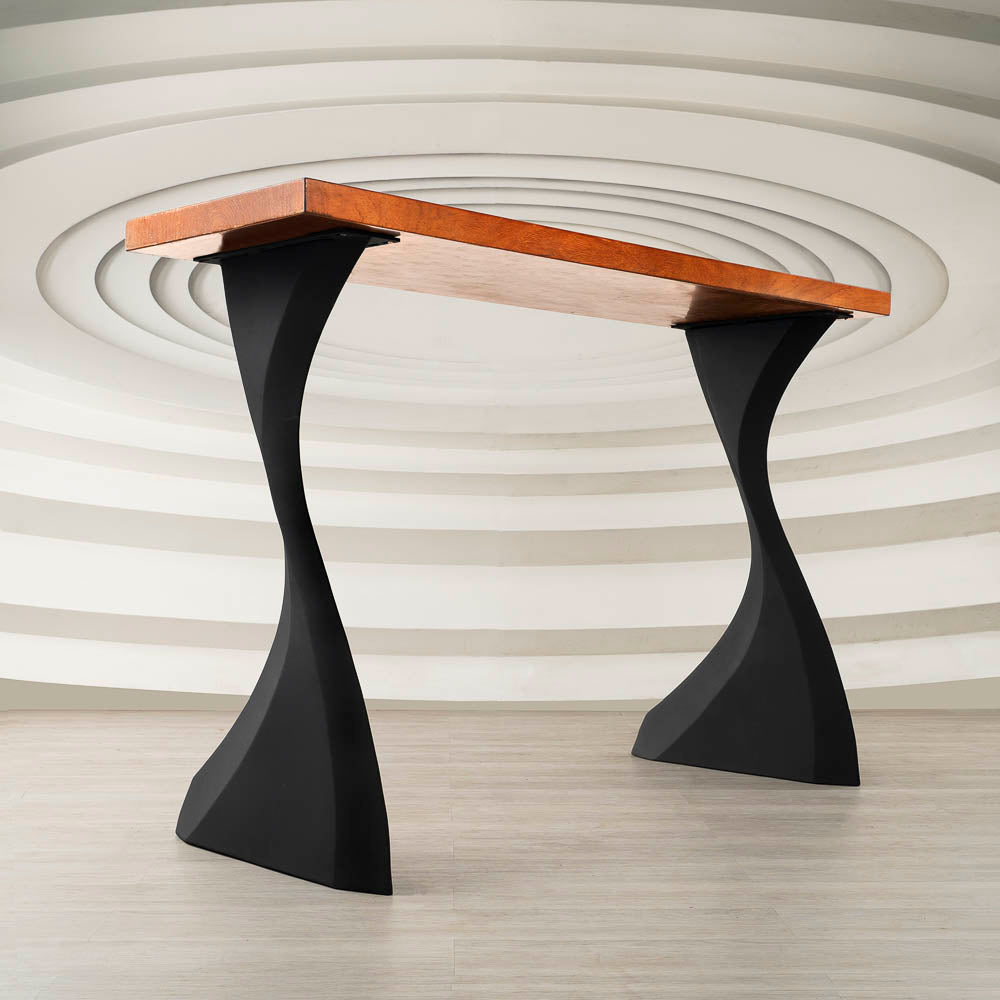 Metal Counter Table Legs - 604 Botas - 37H inch - Set of 2 pcs metal table legs furniture legs console table desk legs coffee table counter table outdoor furniture side table accent table legs trestle entryway table round counter height table bar table