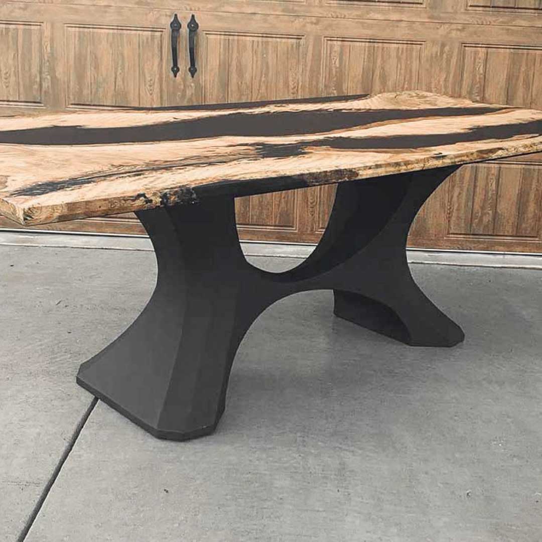 Coffee Table Legs 208 Haru 16H Modern Handmade Furniture live edge coffee table legs slab coffee table legs coffee table legs for live edge wood slab coffee table legs metal legs for live edge coffee table legs for live edge coffee table live edge coffee table metal legs live edge coffee table with hairpin legs