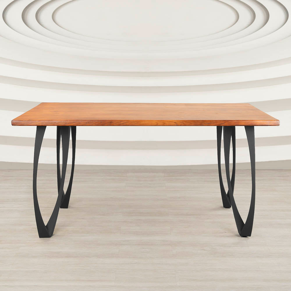 set of 4 metal table legs, round dining table legs, hairpin style desk legs, heavy duty industrial and rustic furniture legs by Flowyline Design