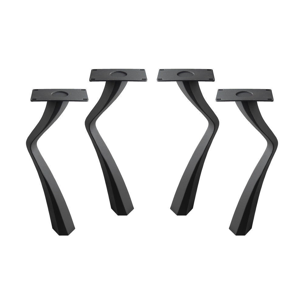Metal Table Legs - 503 Seung - 3W, 28H inch - Set of 4 pcs metal table legs furniture round dining table outdoor furniture woodwork handmade furniture live edge table legs wood table legs industrial & rustic style heavy duty