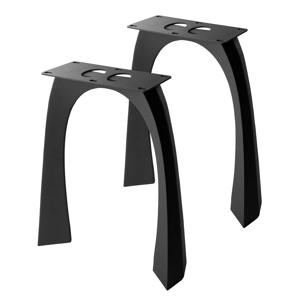 Metal Table Legs 419 Nura 28"H Set of 2 pcs metal table legs wood desk steel table legs kitchen and dining pipe legs entryway table live edge slab farmhouse furniture desk legs flowyline design industrial & rustic style heavy duty flowyline design