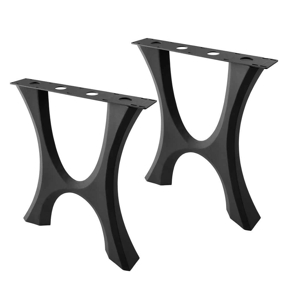 Furniture Legs 405 Haru 28H Modern Metal Dining Table Legs - Set of 2 pcs table legs modern desk live edge table legs industrial wood dining table office desk iron wood table legs sofa large dining table industrial & rustic style heavy duty