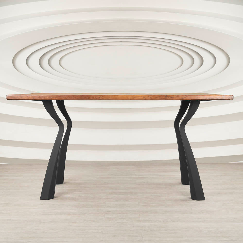 Metal Table Legs - 503 Seung - 3W, 28H inch - Set of 4 pcs metal table legs furniture round dining table outdoor furniture woodwork handmade furniture live edge table legs wood table legs industrial & rustic style heavy duty