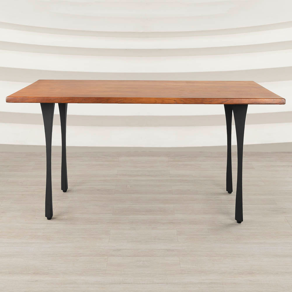 Metal Table Legs - 501 Snello - 2, 2, 28H inch - Set of 4 pcs metal table legs furniture kitchen and dining dining table mid century modern handmade furniture office desk industrial & rustic style heavy duty flowyline design