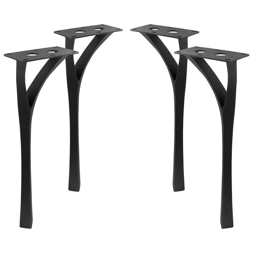 Metal Table Legs - 508 Faras - 9W, 28H inch - Set of 4 pcs metal table legs furniture desk legs kitchen and dining dine table woodwork hand made living room table diy table u legs industrial table leg wood
