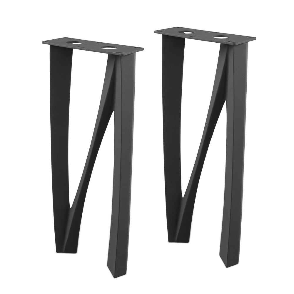 Metal Console Table Legs - 210 Norah - 10W, 28H inch - Set of 2 pcs metal table legs desk counter table side table Narrow Console Table handmade furniture counter height pipe counter base console table legs hallway table console table narrow round counter height table bar table