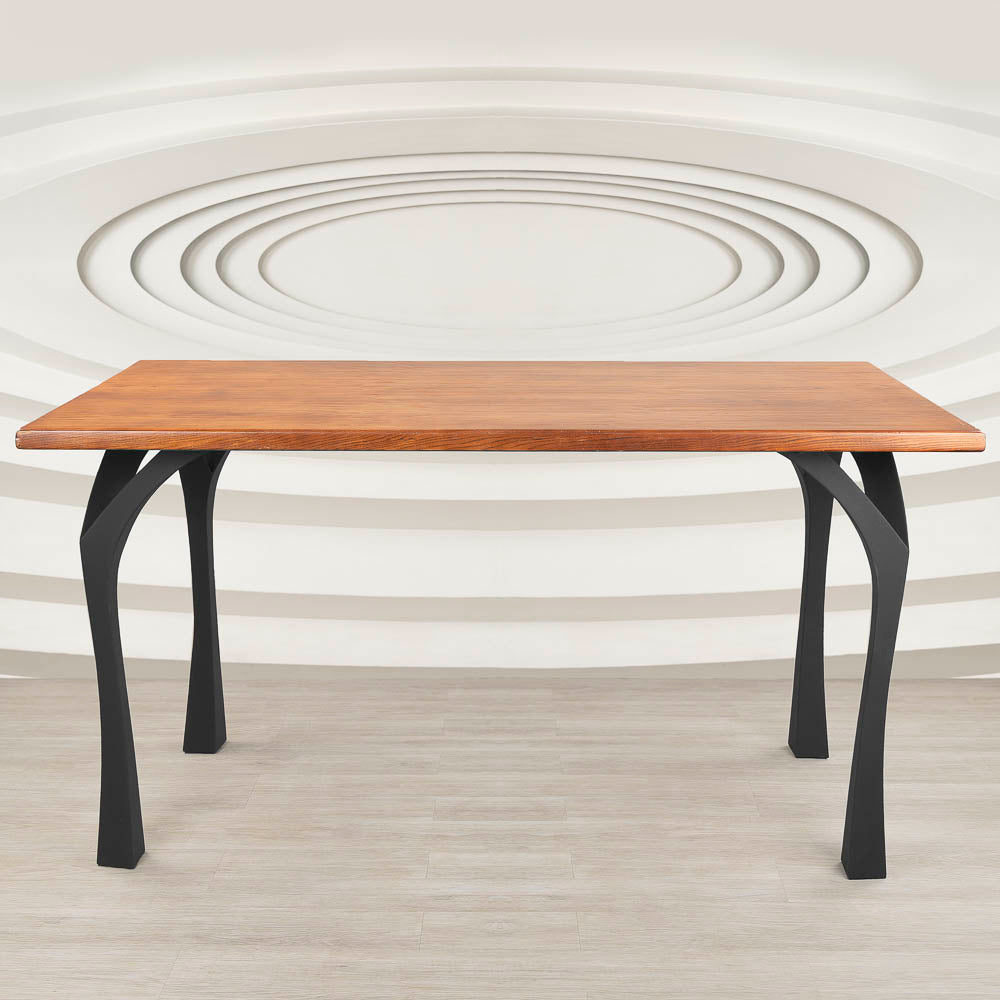 Metal Table Legs - 506 Faras - 12W, 28H inch - Set of 4 pcs table furniture legs dining table kitchen and dining office desk farmhouse table large dining cast iron hallway farmhouse furniture wood steel desk legs industrial & rustic style heavy duty flowyline design