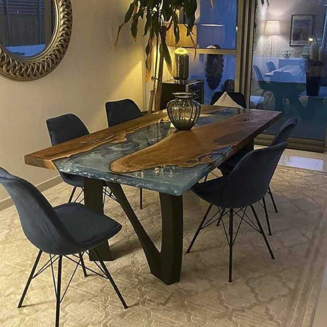 Metal Table Legs - 407 Norah - 24W, 28H inch - Set of 2 pcs metal table legs steel table legs modern coffee table kitchen and dining flowyline design outdoor furniture woodwork dining table handmade furniture rustic dining table reclaimed table industrial & rustic style heavy duty