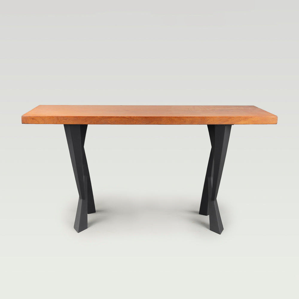 Metal Console Table Legs - 203 Draco - 14W, 28H inch - Set of 2 pcs metal table legs coffee table counter table console table dining table side table mid century modern Wood Console Table NarrowLive Edge entryway table console table narrow diy round counter height table bar table