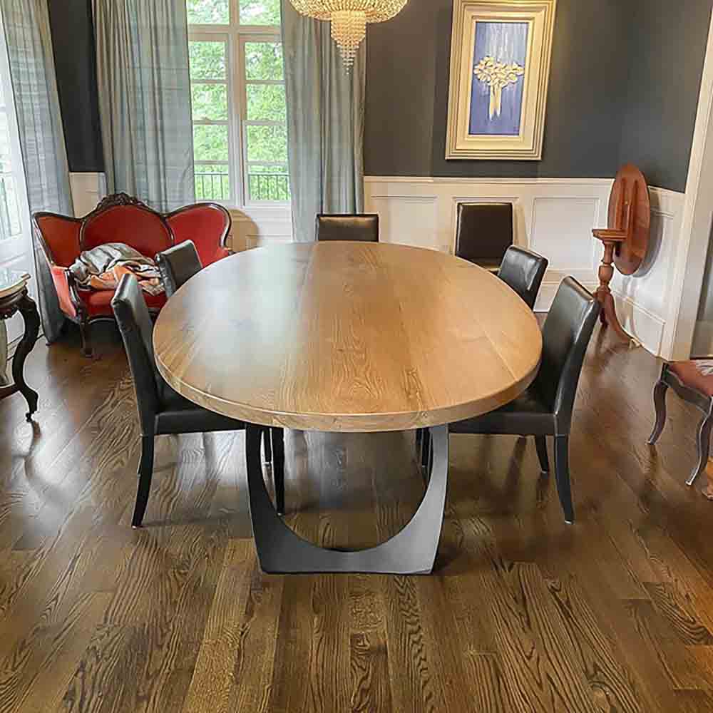 Furniture Legs 409 Cleo 28H Metal Handmade Dining Table Legs metal table legs furniture legs dining table round dining table kitchen steel table legs square dining table wood table legs hallway table entryway table flowyline design industrial & rustic style heavy duty flowyline design