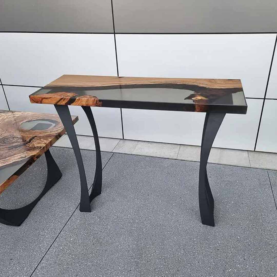 Metal Console Table Legs - 211 Cleo - 28H inch - Set of 2 pcs metal table legs furniture console table desk legs side table steel table base entryway table Narrow Console Table handmade furniture diy round counter height table bar table