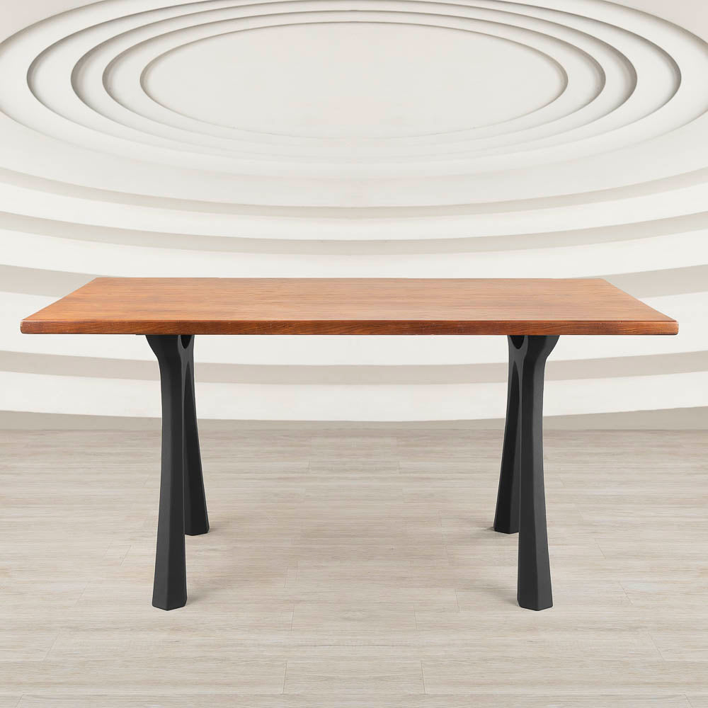 Metal Table Legs - 414 Hatty - 24W, 28H inch - Set of 2 pcs metal table legs furniture live edge slab dining table kitchen and dining handmade furniture entryway table office desk flowyline design industrial & rustic style heavy duty flowyline design