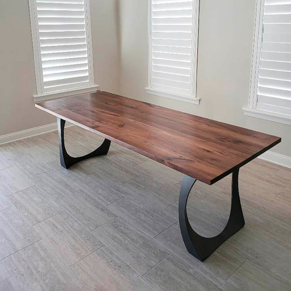 Furniture Legs 409 Cleo 28H Metal Handmade Dining Table Legs metal table legs furniture legs dining table round dining table kitchen steel table legs square dining table wood table legs hallway table entryway table flowyline design industrial & rustic style heavy duty flowyline design