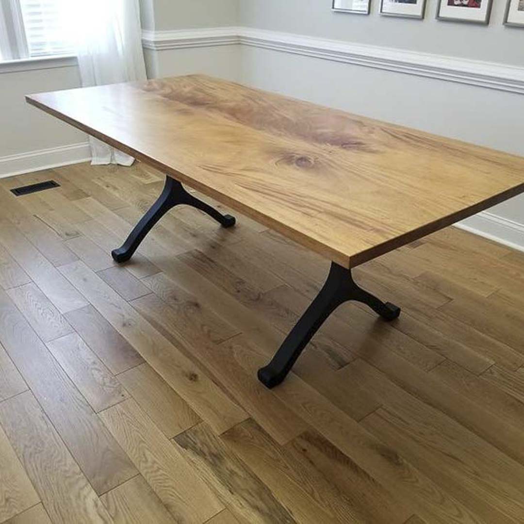 Metal Table Legs - 401 Wishbone - 28W, 28H inch - Set of 2 pcs metal table legs steel table dining table Wishbone steel Furniture legs trestle table live edge dining entryway desk legsflowyline design office desk industrial & rustic style heavy duty