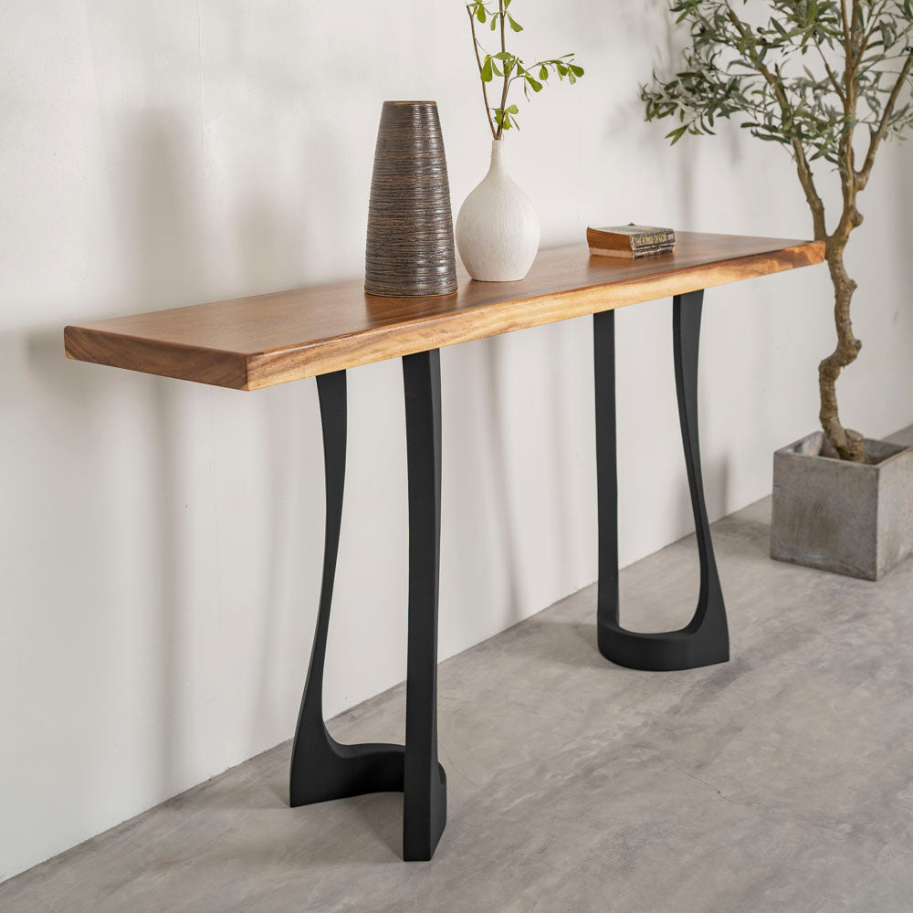 Black powder-coated counter metal table legs 34" H with 1000 lbs weight capacity