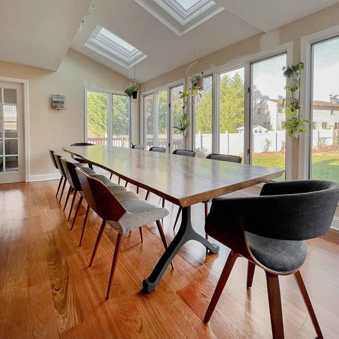 Metal Table Legs - 401 Wishbone - 28W, 28H inch - Set of 2 pcs metal table legs steel table dining table Wishbone steel Furniture legs trestle table live edge dining entryway desk legsflowyline design office desk industrial & rustic style heavy duty