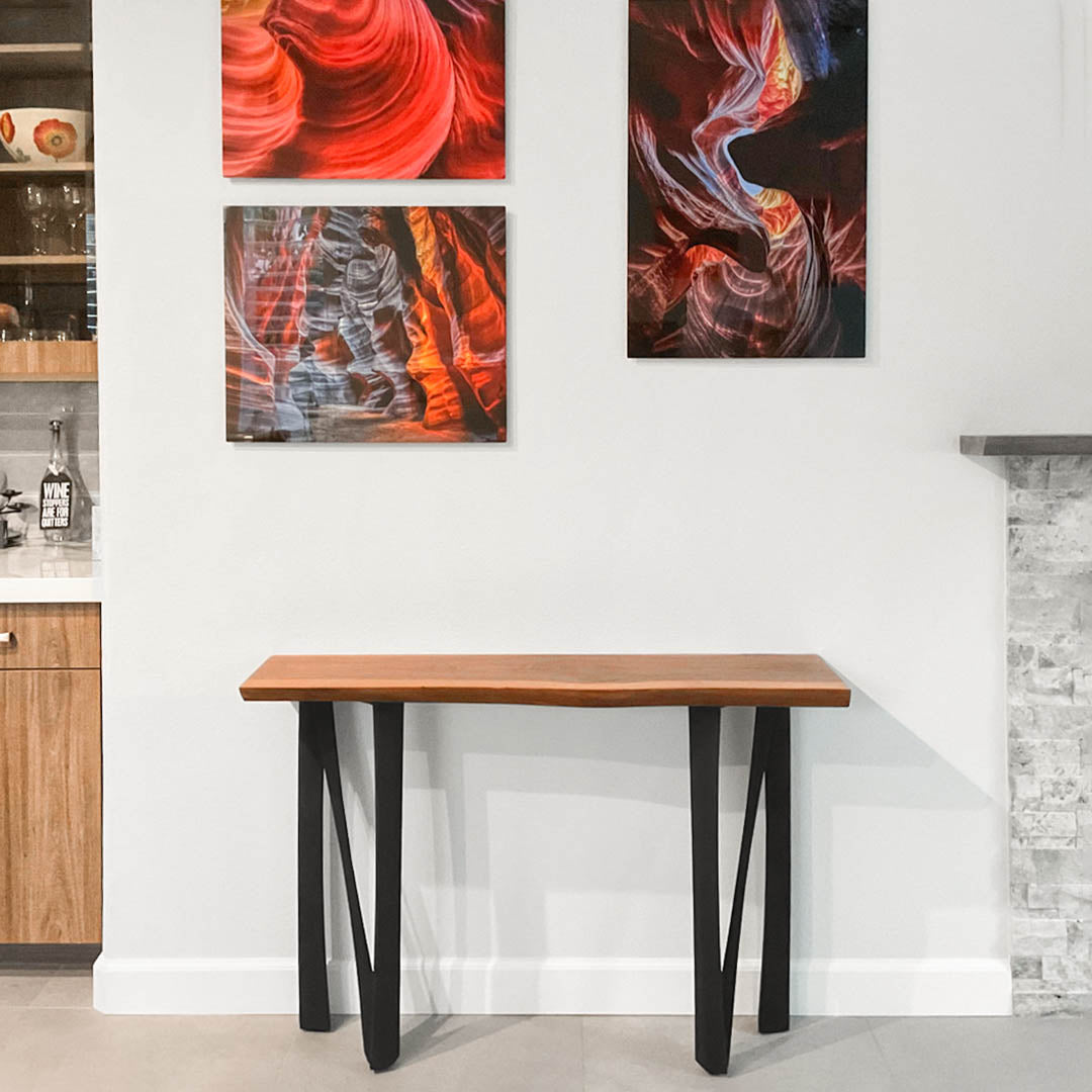 Metal Console Table Legs - 210 Norah - 10W, 28H inch - Set of 2 pcs metal table legs desk counter table side table Narrow Console Table handmade furniture counter height pipe counter base console table legs hallway table console table narrow round counter height table bar table