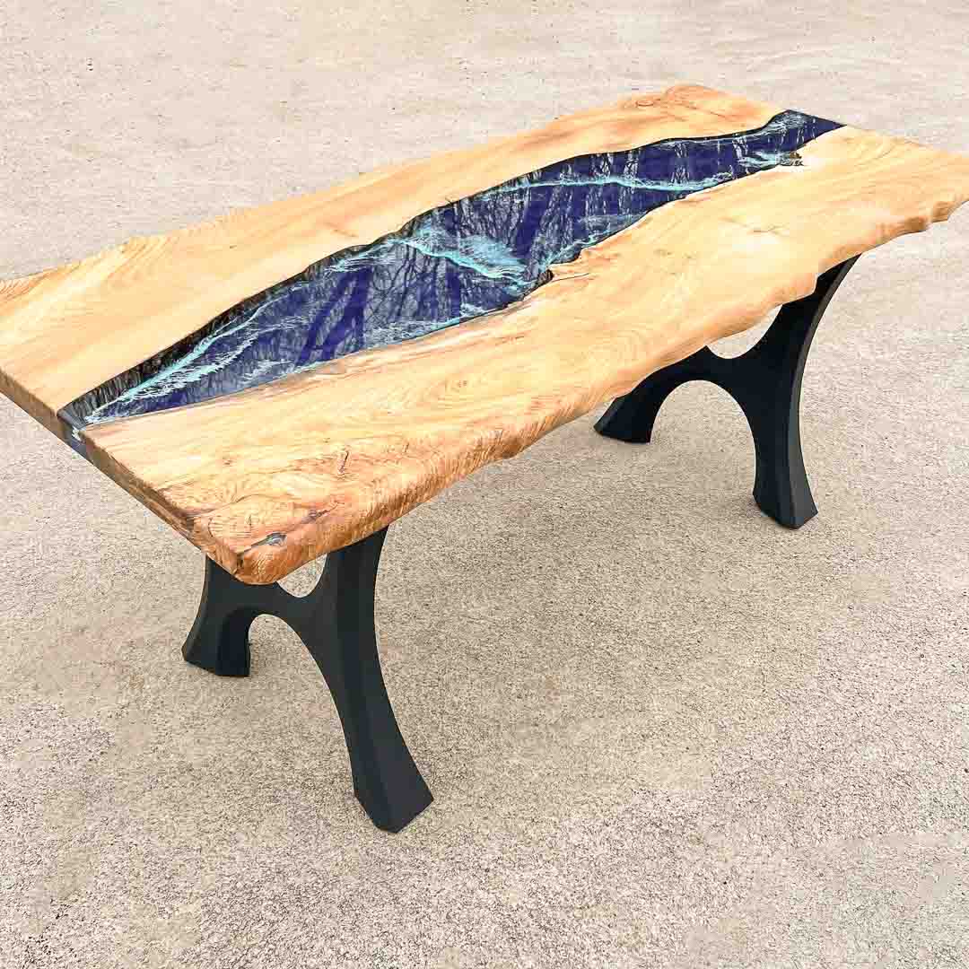 Furniture Legs 405 Haru 28H Modern Metal Dining Table Legs - Set of 2 pcs table legs modern desk live edge table legs industrial wood dining table office desk iron wood table legs sofa large dining table industrial & rustic style heavy duty