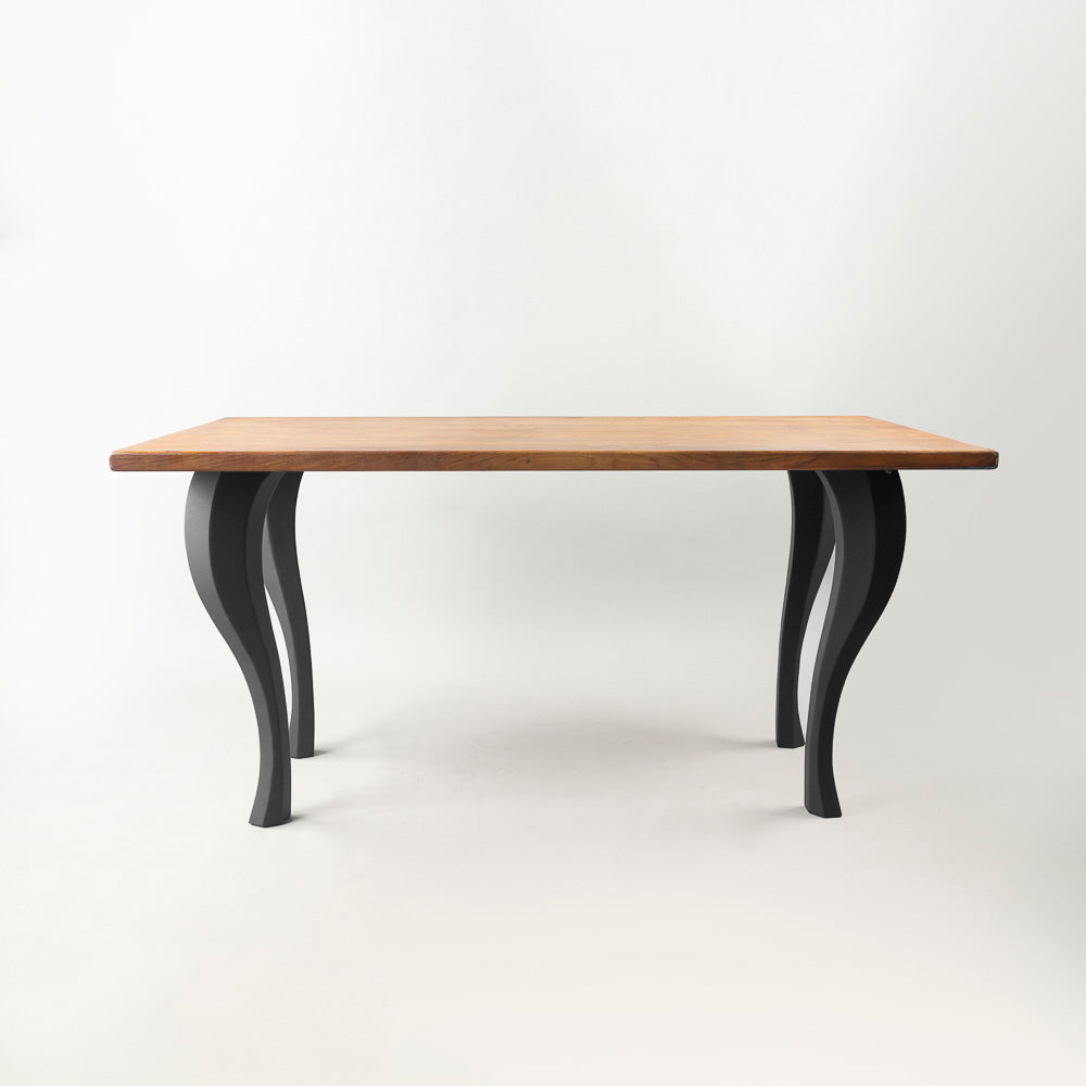 Metal Table Legs - 502 Priya - 3W, 28H inch - Set of 4 pcs table legs furniture legs round dining office desk iron table legs live edge wood sofa hallway table industrial & rustic style heavy duty flowyline design