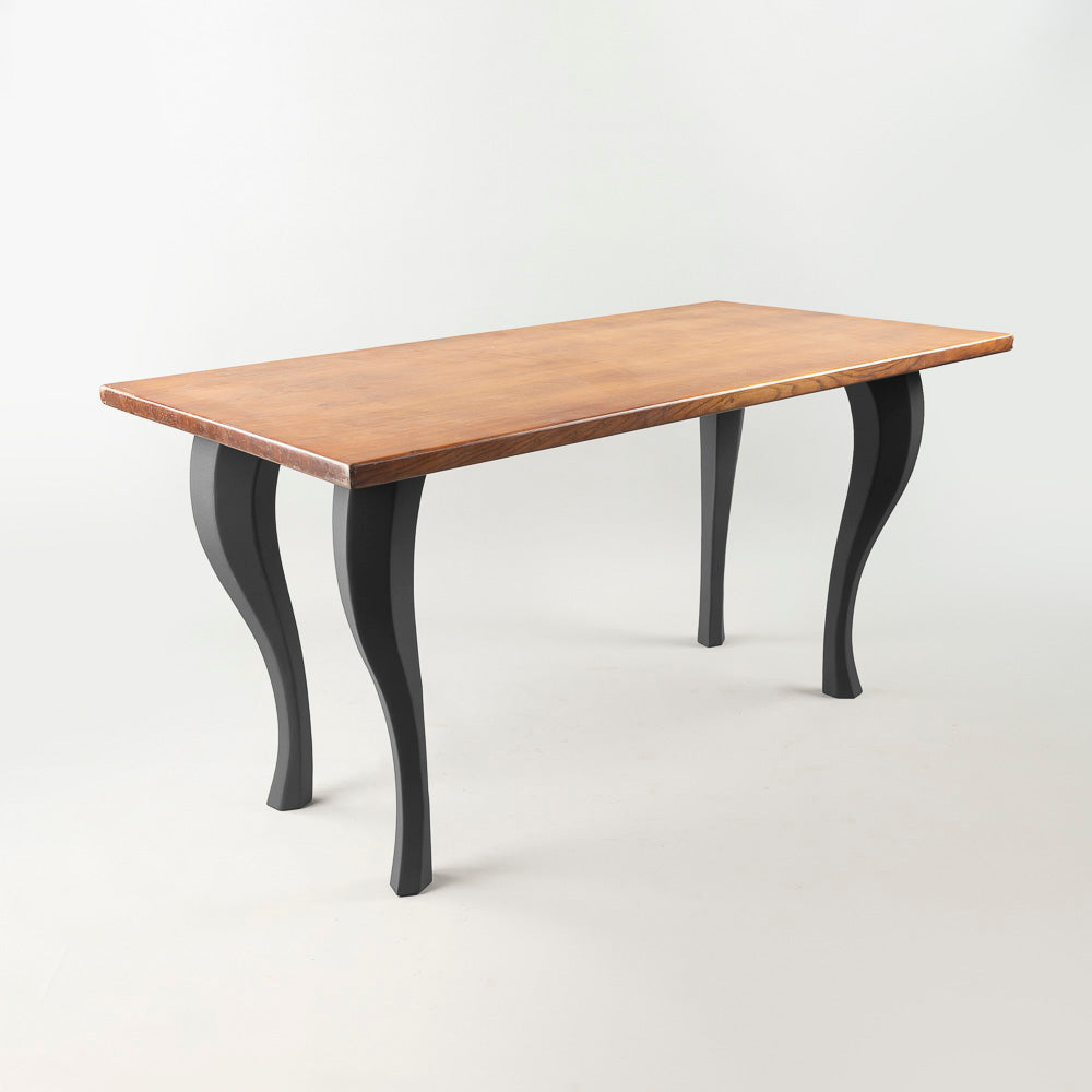 Metal Table Legs - 502 Priya - 3W, 28H inch - Set of 4 pcs table legs furniture legs round dining office desk iron table legs live edge wood sofa hallway table industrial & rustic style heavy duty flowyline design