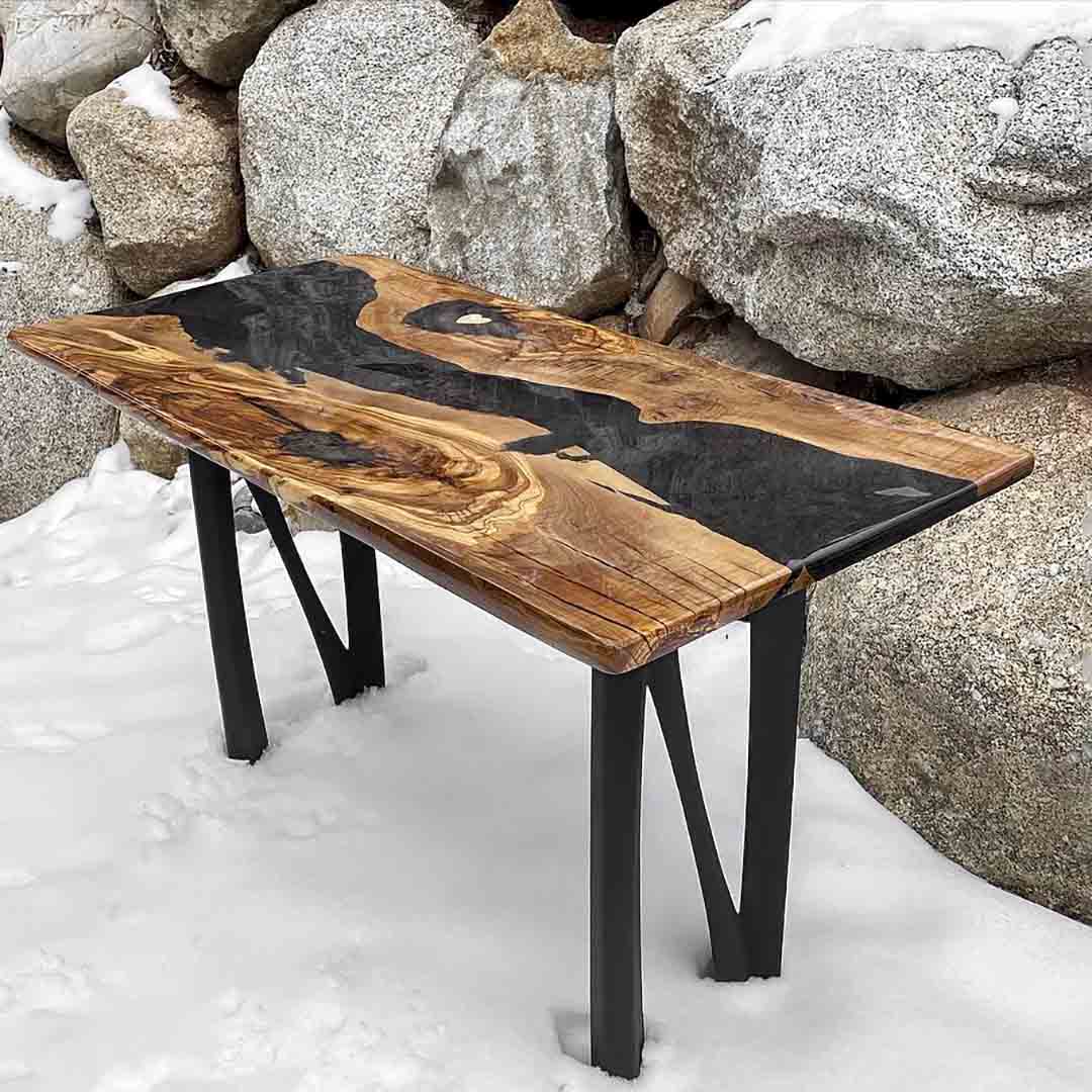 Metal Console Table Legs - 210 Norah - 10W, 28H inch - Set of 2 pcs metal table legs desk counter table side table Narrow Console Table handmade furniture counter height pipe counter base console table legs hallway table console table narrow round counter height table bar table