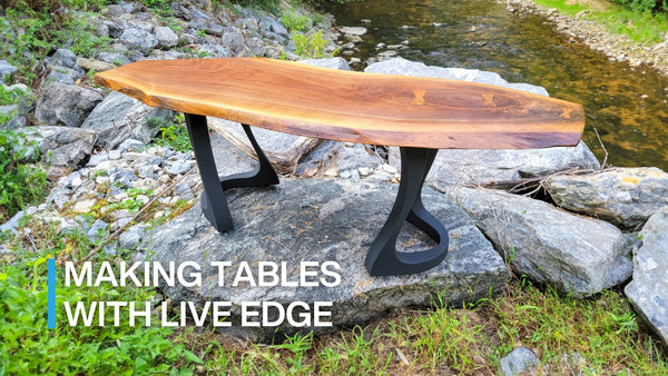 DIY- 5 Easy Steps To Make A Live Edge Table For Beginners