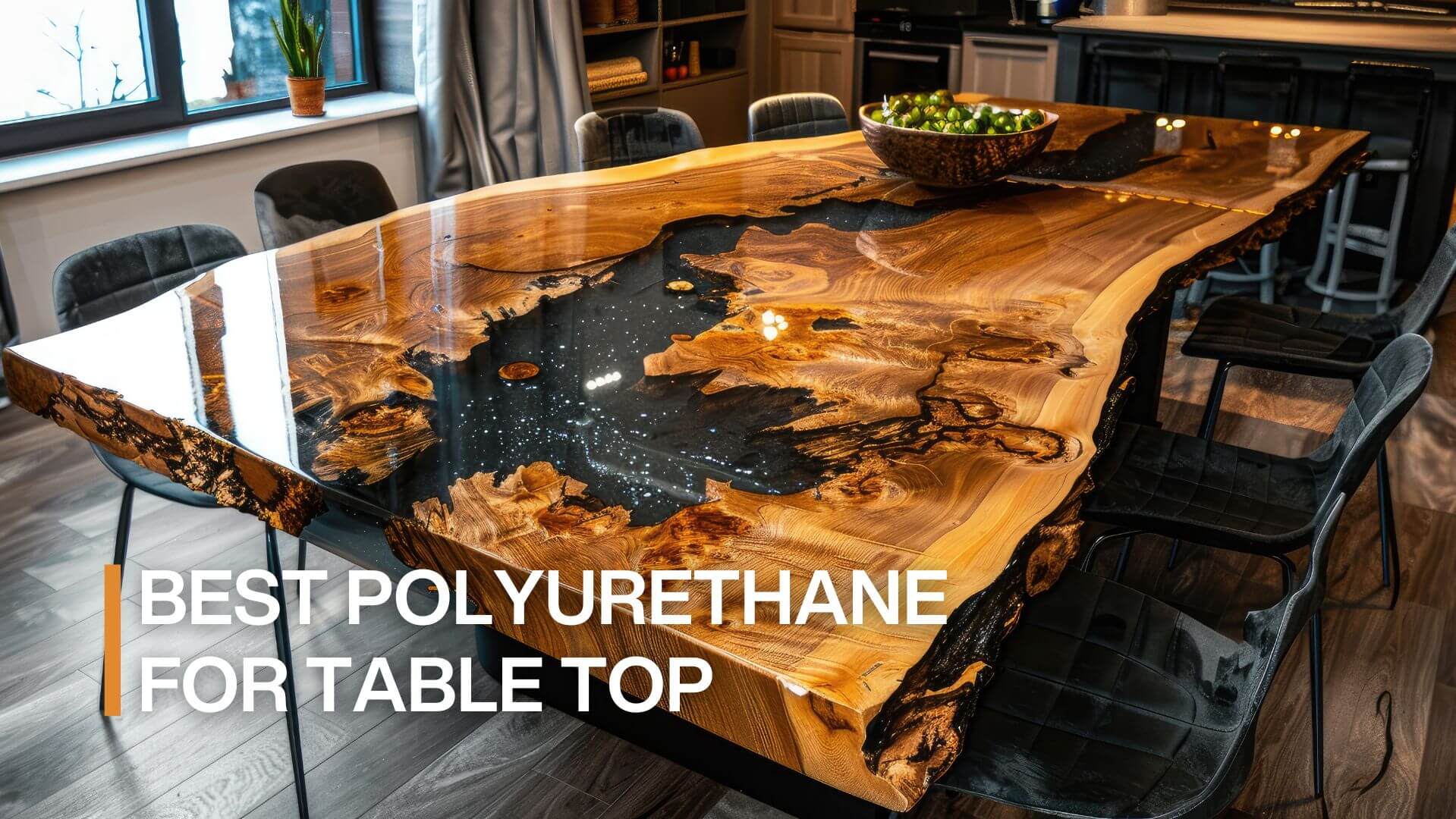 polyurethane application kitchen table