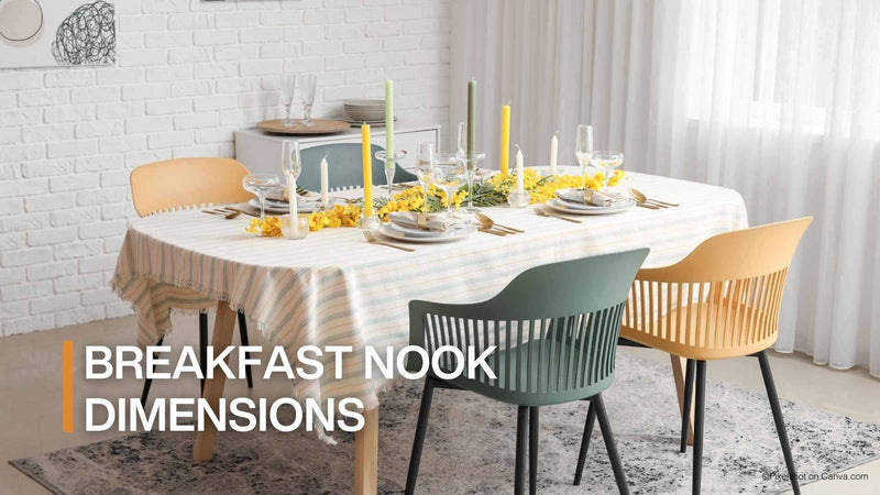 breakfast nook dimensions